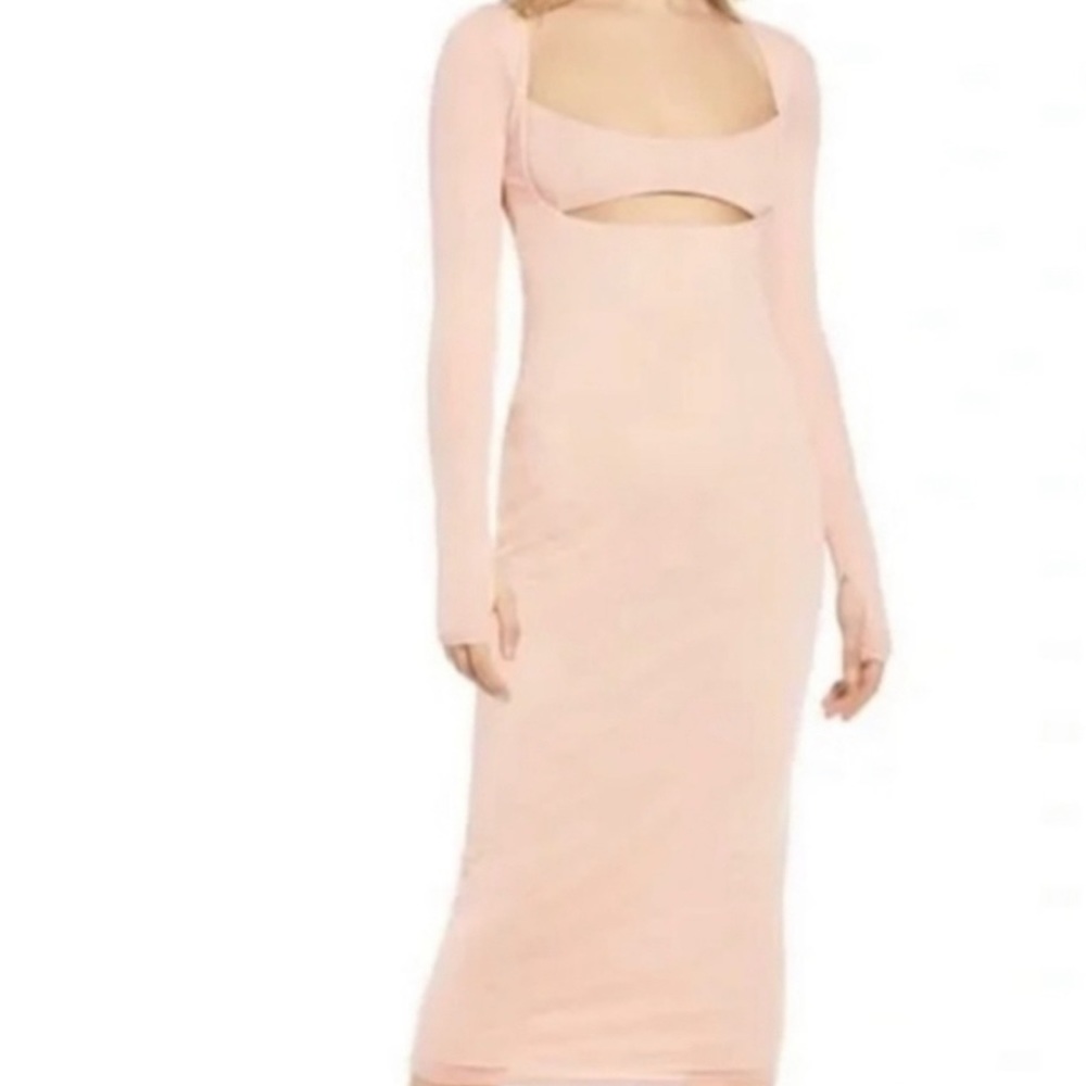 Brand new afrm blush midi dress